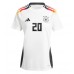 Germany Benjamin Henrichs #20 Replica Home Shirt Ladies Euro 2024 Short Sleeve